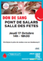 don de sang le 17 octobre 2024